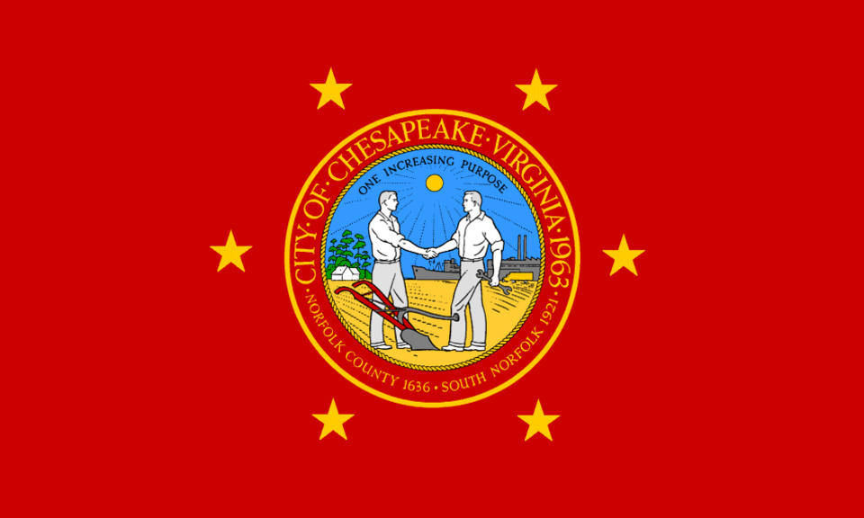 Chesapeake Virginia city flag — Chesapeake bankruptcy attorney serving EDVA Norfolk Division
