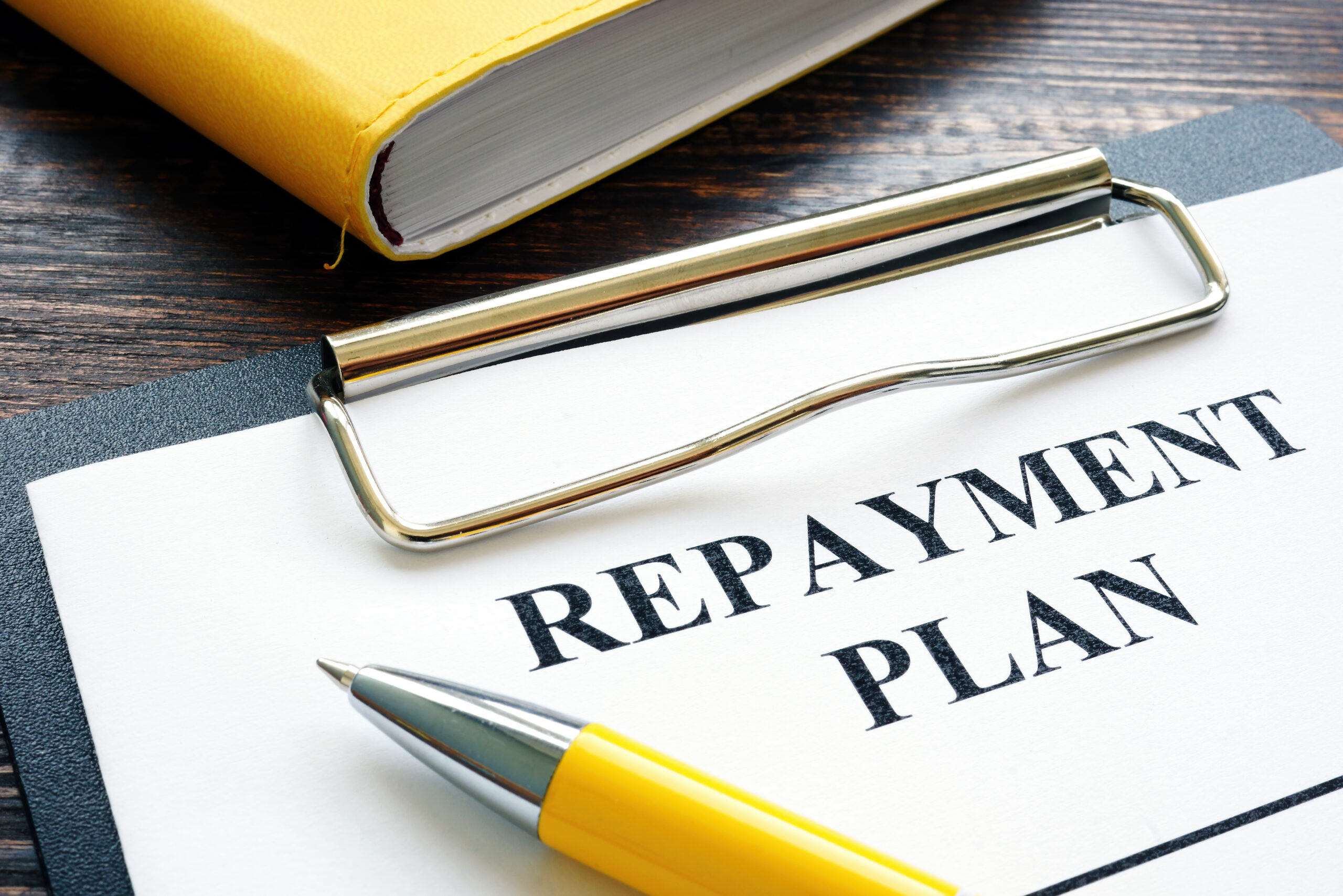 Chapter 13 Repayment Plan Virginia Repayment plan clipboard – Virginia Chapter 13 bankruptcy repayment plan attorney