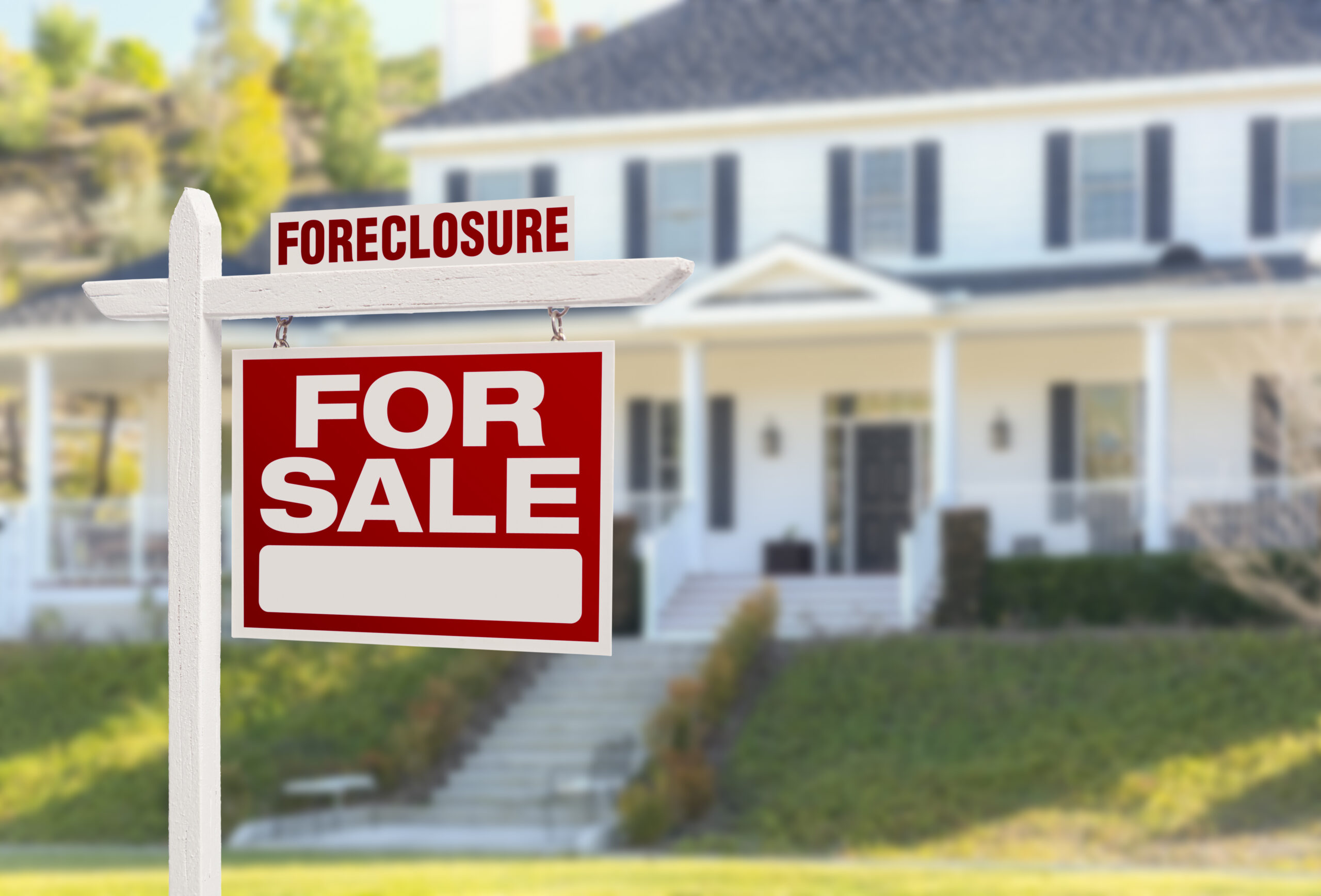 Home Foreclosure For Sale Sign Virginia Foreclosure for sale sign in front of home – Virginia foreclosure attorney Merna Law